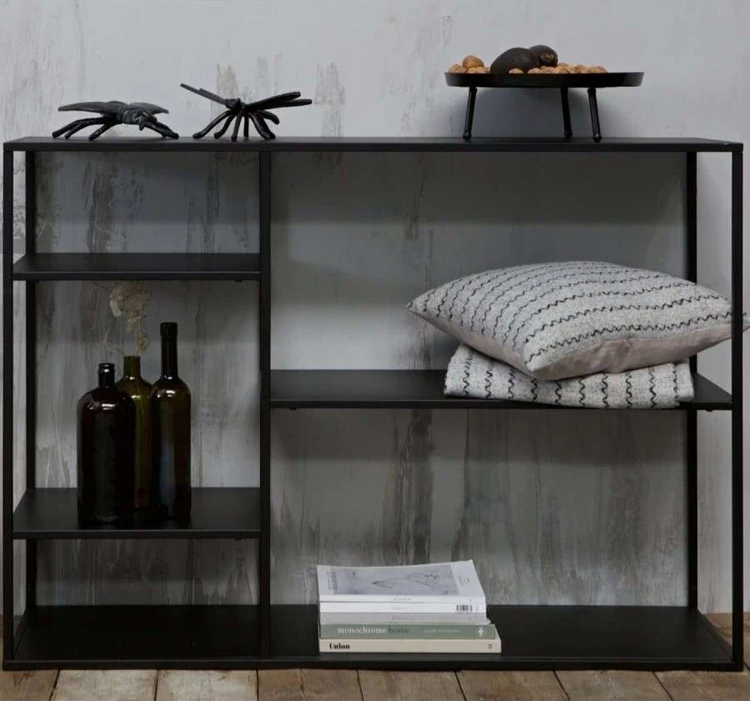 Woood June Black Metal Console Table